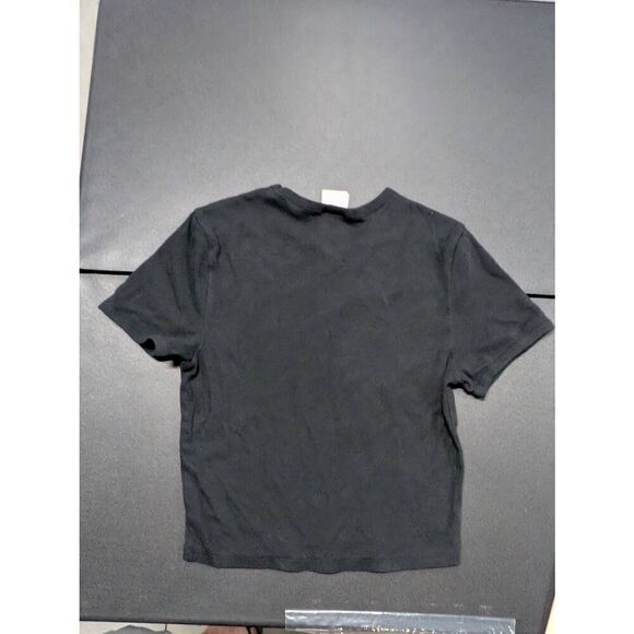 Victoria's Secret PINK SHORT SLEEVE CROP TEE LARGE - Picture 2 of 6